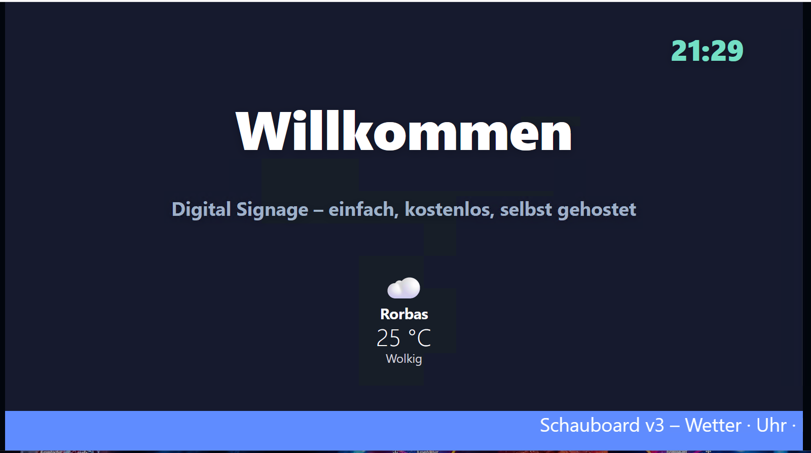 Display am TV