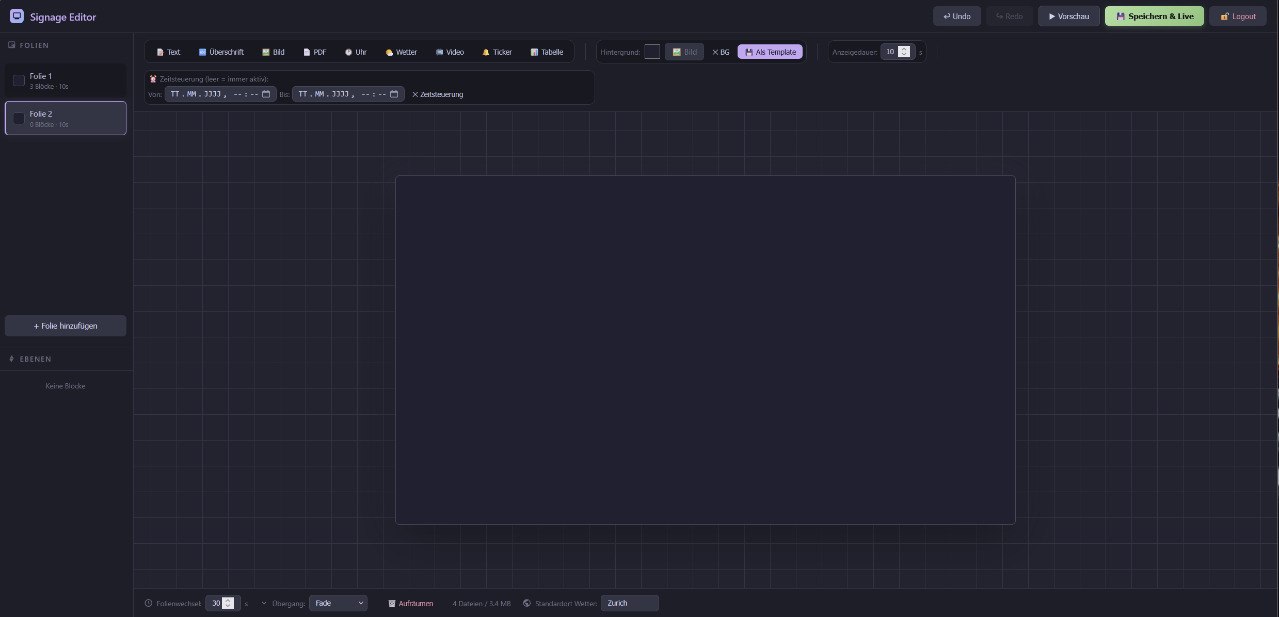 Schauboard Editor Screenshot